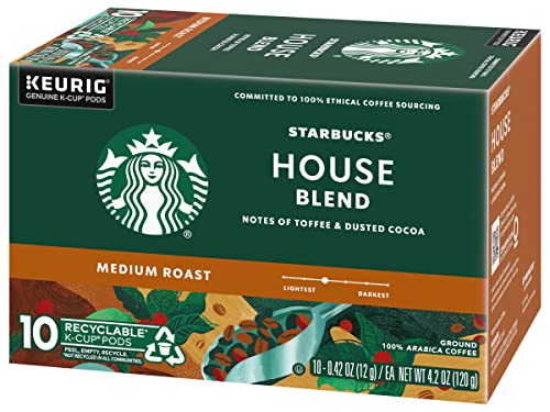 3 Pack Starbucks Coffee K-Cup Pods House Blend 10 CT/Box