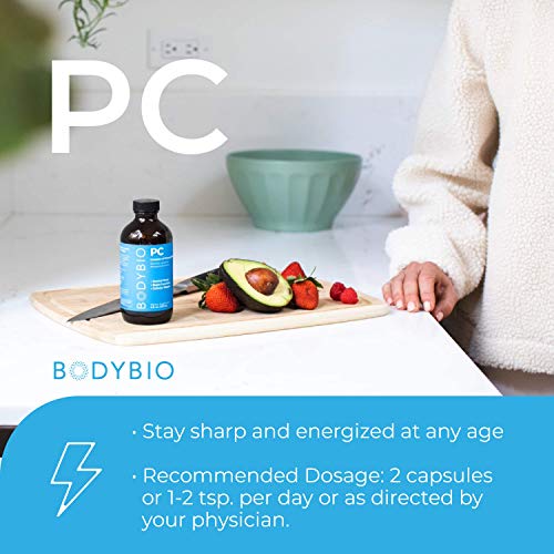 BodyBio Brain Supplement 16 oz PC- Pure Phospholipid Complex