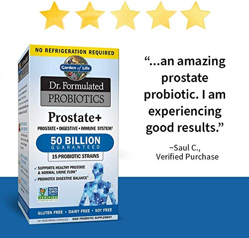 Garden of Life Dr. Formulated Probiotics Prostate+ 60 Veg Capsules