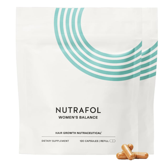 Nutrafol Women's Balance Hair Growth 2 Month Supply Refill Pouches