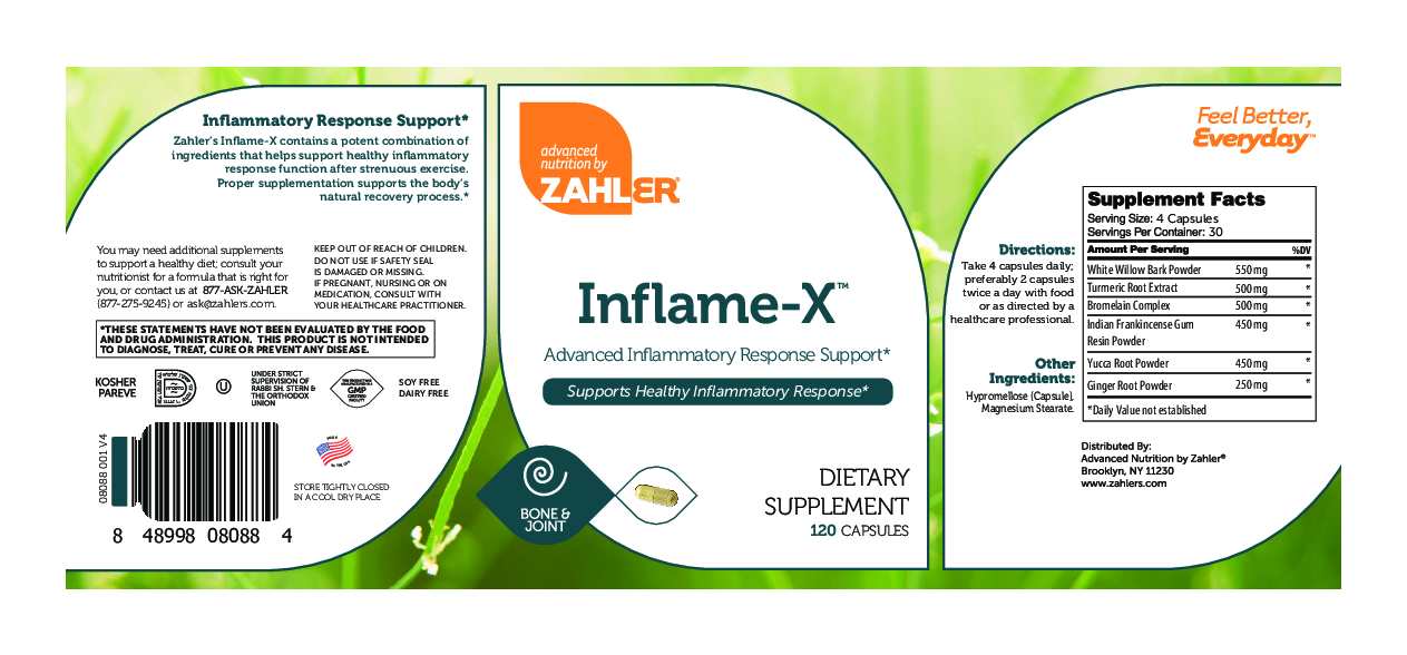 Advanced Nutrition by Zahler Inflame-X 120  vegcaps