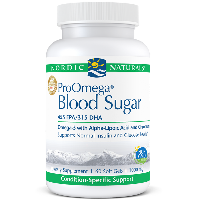 Nordic Naturals ProOmega Blood Sugar 1000 mg 60 gels