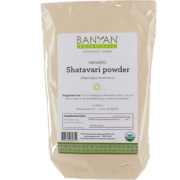 Banyan Botanicals Shatavari Root Powder, Organic 1 lb