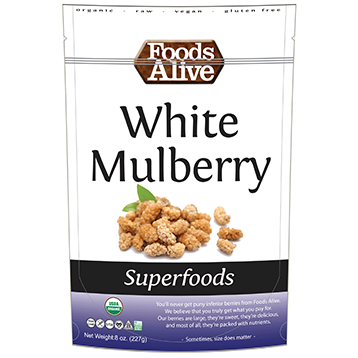 Foods Alive White Mulberries 8 oz