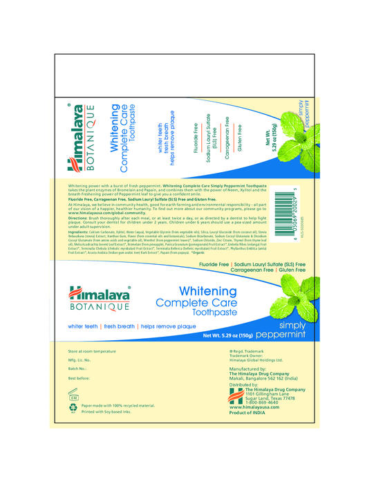 Himalaya USA Complete Care Whitening Mint 5.29 oz