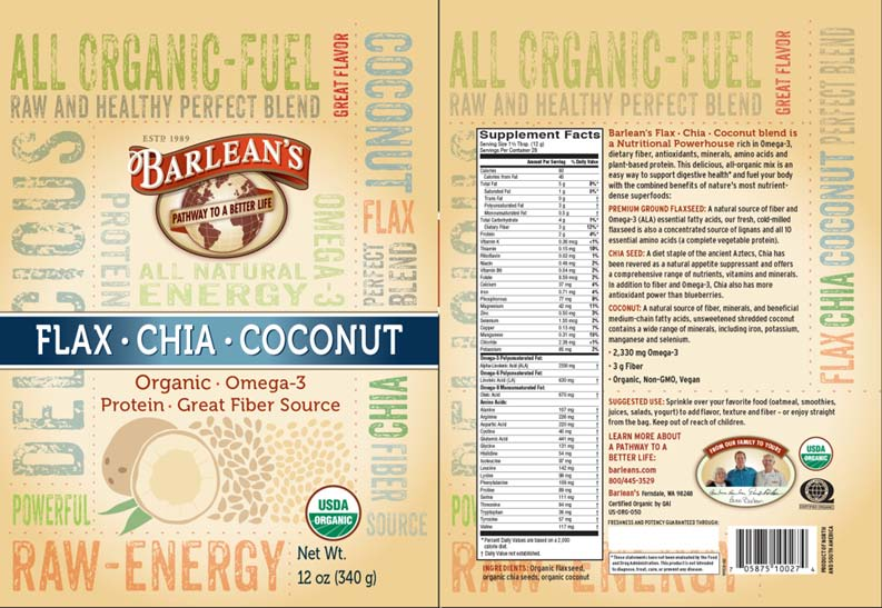 Barlean's Organic Oils Organic Raw Energy 12 oz