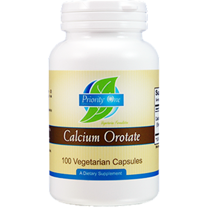 Priority One Vitamins Calcium Orotate 100 vegcaps