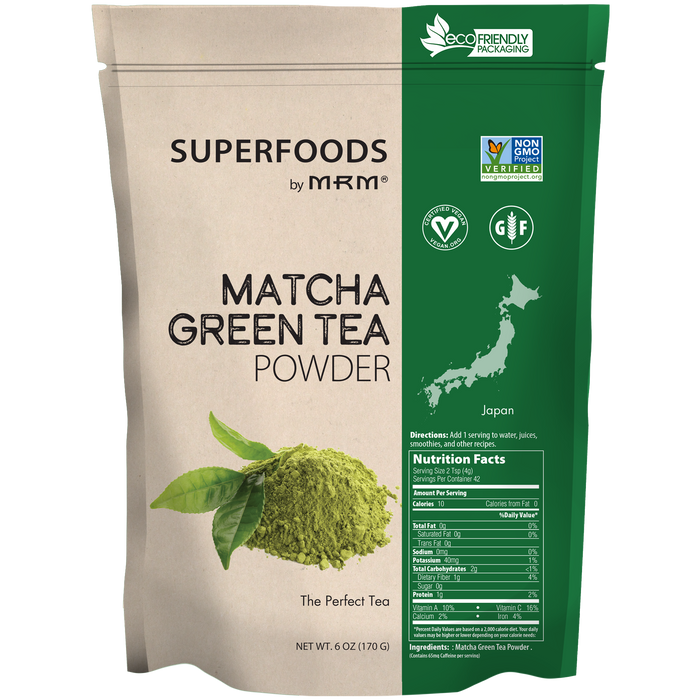 Metabolic Response Modifier Raw Matcha Green Tea Powder 6 oz