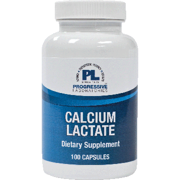 Progressive Labs Calcium Lactate 115 mg 100 caps