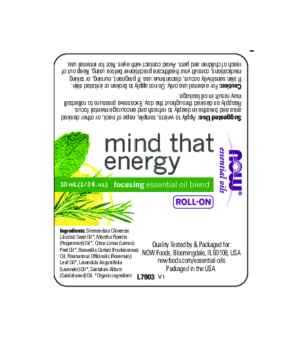 NOW Mind That Energy Roller 10 ml