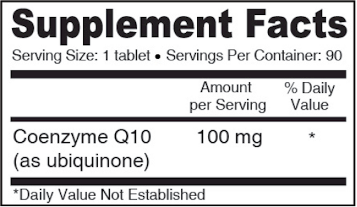 Deva Nutrition LLC Vegan Coenzyme Q10 100 mg 90 tabs
