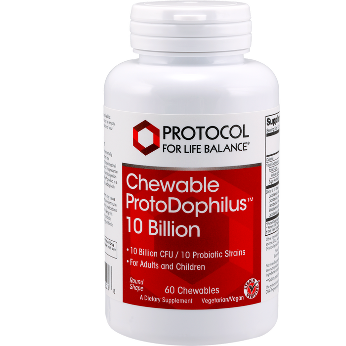 Protocol For Life Balance ProtoDophilus 10 billion 60 chews