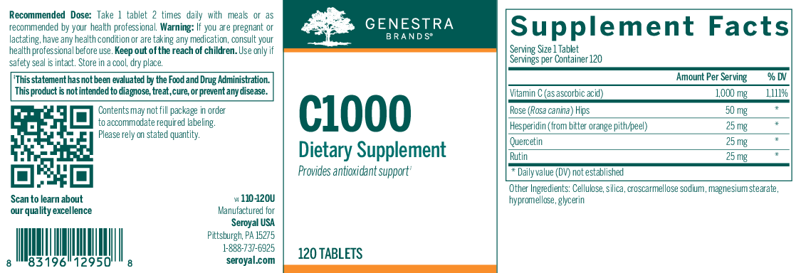 Genestra C1000 120 tabs