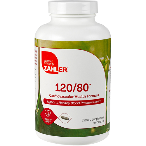 Advanced Nutrition от Zahler 120/80 Кровяное давление 180 капсул