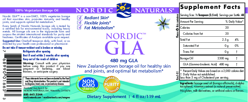 Nordic Naturals Nordic GLA 4 fl oz