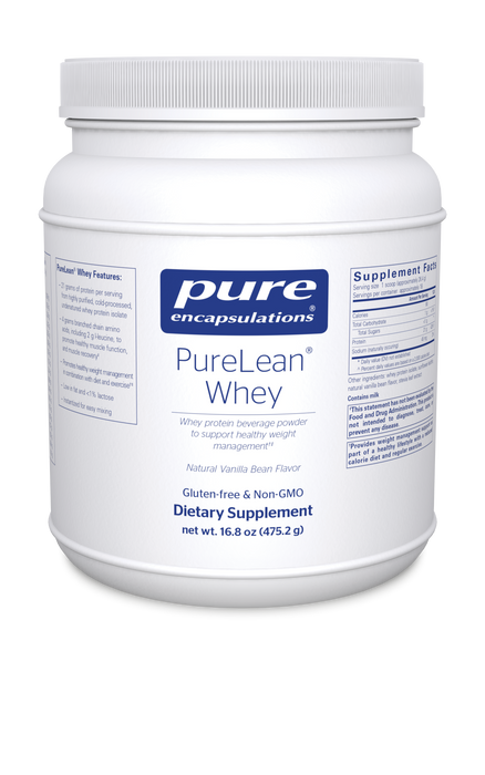 Pure Encapsulations PureLean Whey Vanilla Powder 16.8 oz