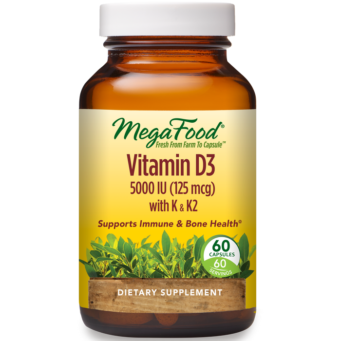 MegaFood Vitamin D3 5000 IU (125 mcg)