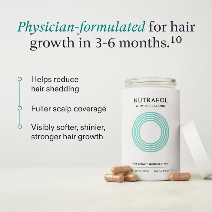 Nutrafol Women's Balance Hair Growth 2 Month Supply Refill Pouches