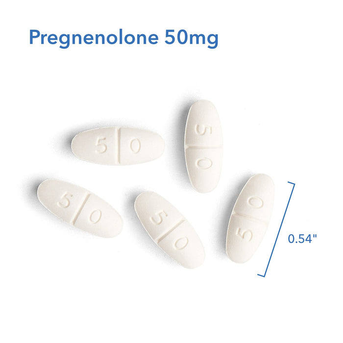 Allergy Research Group - Pregnenolone 50mg Micronized Lipid Matrix 60 Scored Tablets