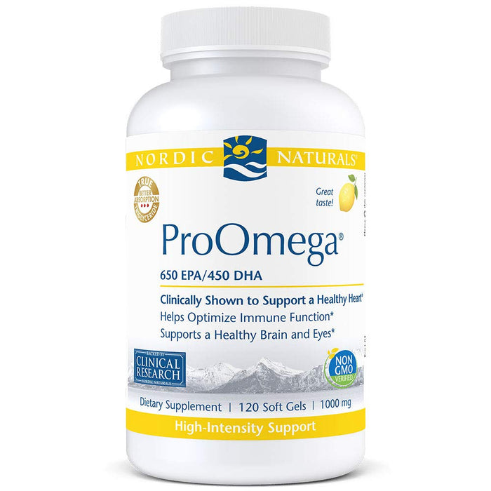 Nordic Naturals ProOmega 1280 mg Omega 3 120 Soft Gels Hebron