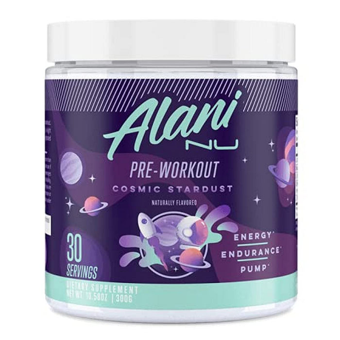 Alani Nu Pre-Workout Cosmic Stardust Dietary Supplement - 30 Servings, 10.58 OZ