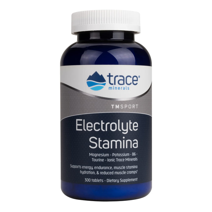 Trace Minerals Electrolyte Stamina Tablets 300 Count Magnesium & Potassium to Boost Energy, Hydration & Muscle Endurance, Reduce Cramp