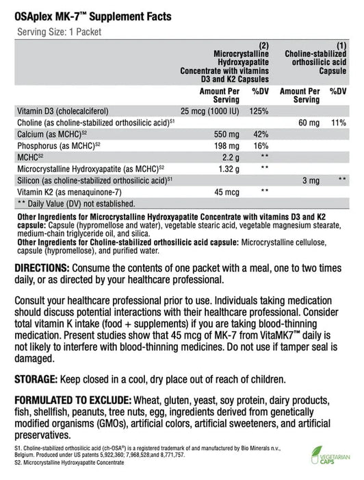 XYMOGEN OSAplex MK-7 Bone Health 60 Packets