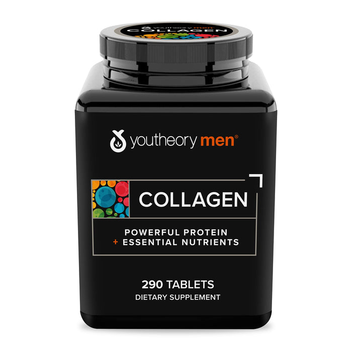 Youtheory Collagen for Men 290 Caps with Biotin, Vitamin C and 18 Amino Acids