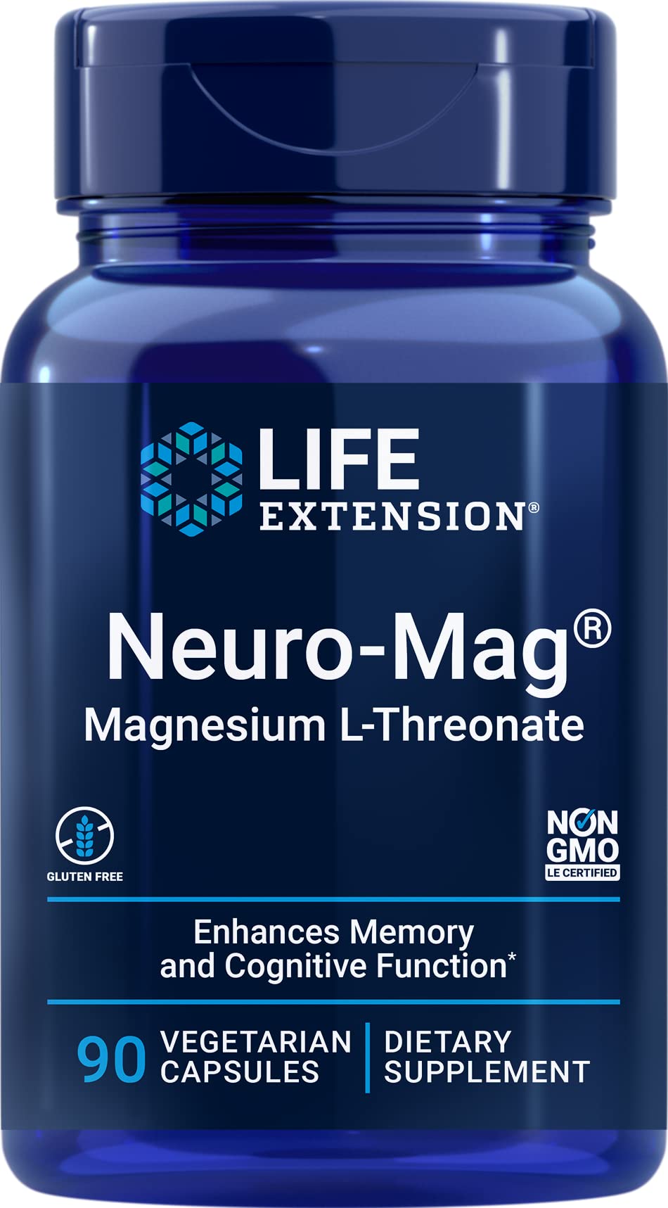 Complément Alimentaire L-Thréonate De Magnésium 1000mg - Soutien Cerveau & Mémoire - 100 Comprimés