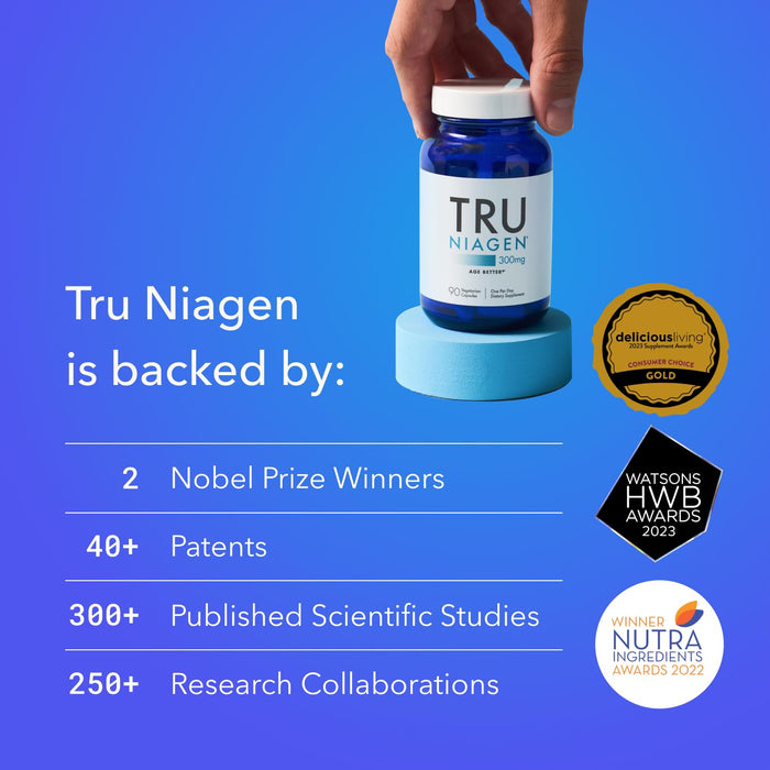TRU NIAGEN Patented Nicotinamide Riboside NAD+ 30 Caps