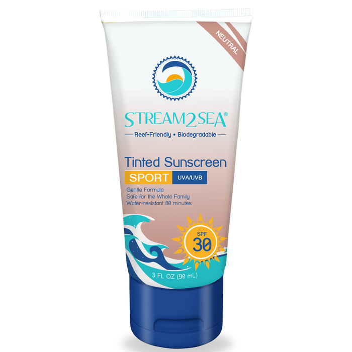 Stream2Sea EcoTinted Sunscreen SPF 30 3 oz