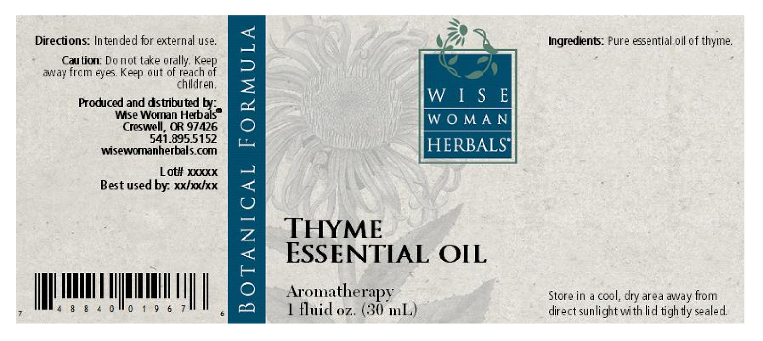 Wise Woman Herbals Thyme (Red) Essential Oil 1 oz