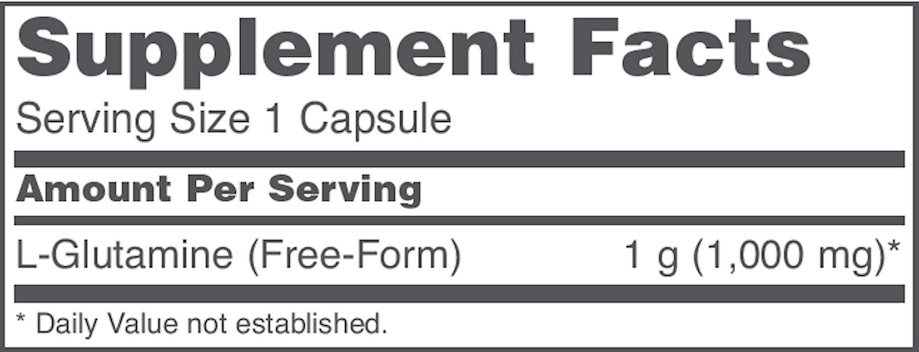 Protocol For Life Balance L-Glutamine 1000 mg 120 caps