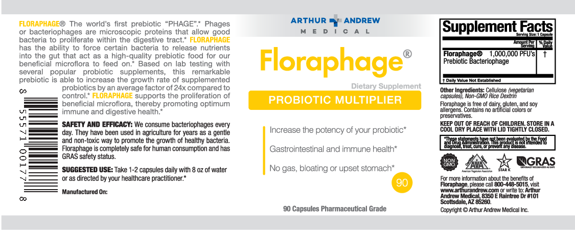 Arthur Andrew Medical Inc. Floraphage 90 caps