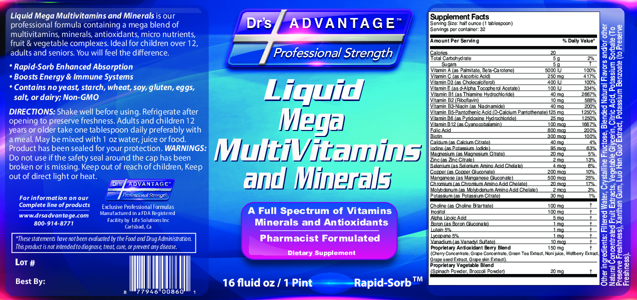 Dr.'s Advantage Mega MultiVitamins & Minerals