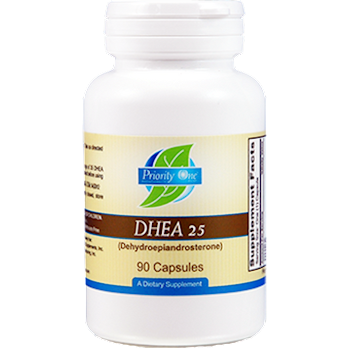 Priority One Vitamins DHEA 25 mg 90 caps
