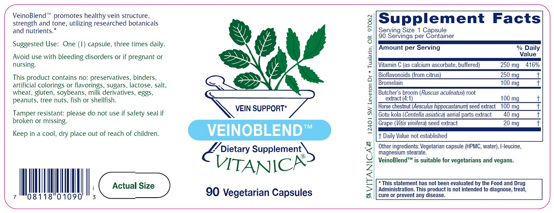 Vitanica VeinoBlend 90 caps