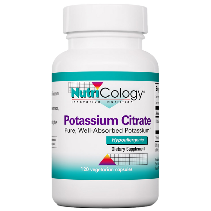 Nutricology Potassium Citrate 99 mg 120 caps