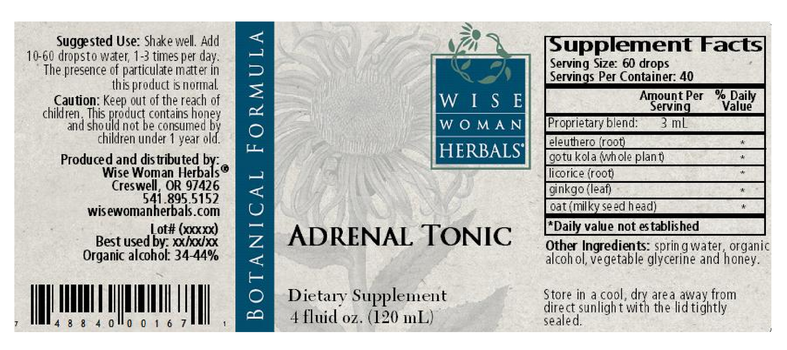 Wise Woman Herbals Adrenal Tonic