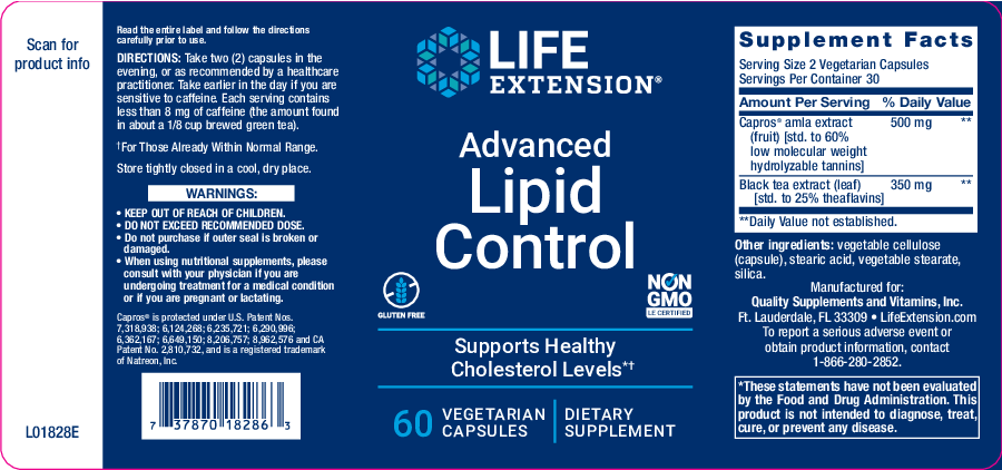 Life Extension Advanced Lipid Control 60 vegcaps