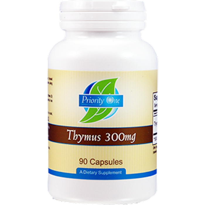Priority One Vitamins Thymus 300 mg 90 caps