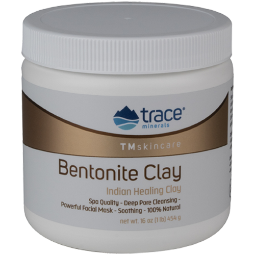 Trace Minerals Research Bentonite Clay Powder 16 oz