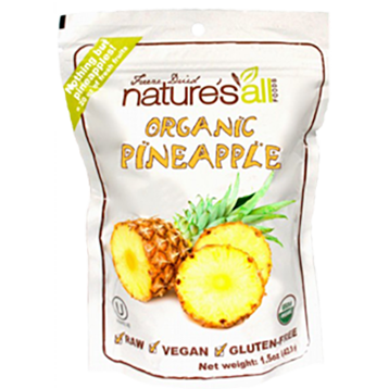 Nature's All Freeze Dried Pineapple 1.5 oz