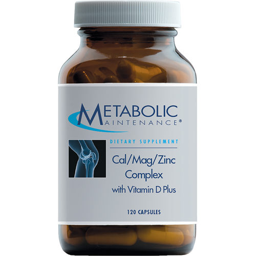 Metabolic Maintenance Cal/Mag/Zinc w/ Vit D Plus 120 caps