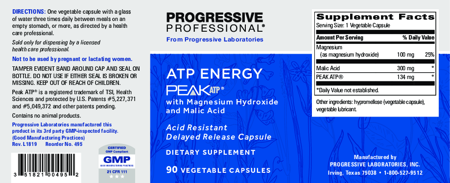 Progressive Labs ATP Energy 90 vcaps
