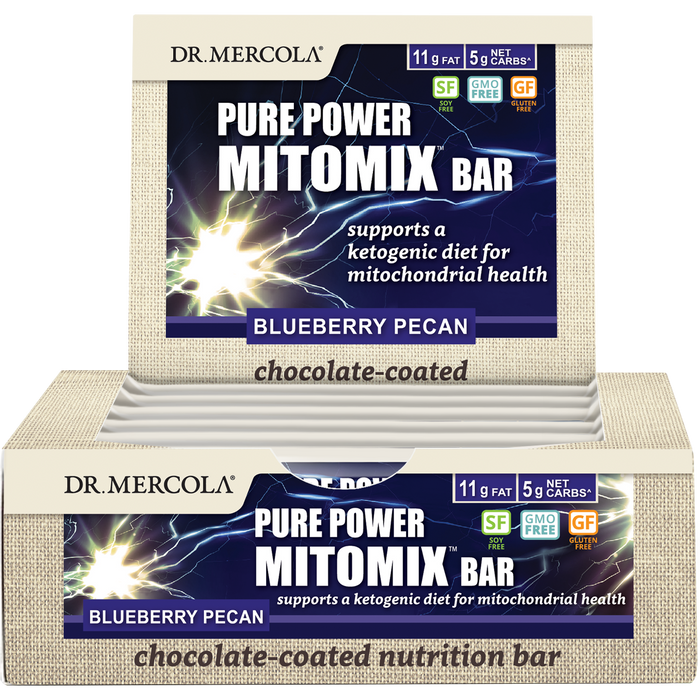 Dr. Mercola Blueberry Pecan Choc Mitomix 12 Bars