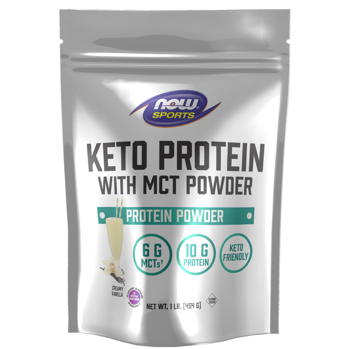 NOW Keto Protein with MCT Vanilla 14 serv