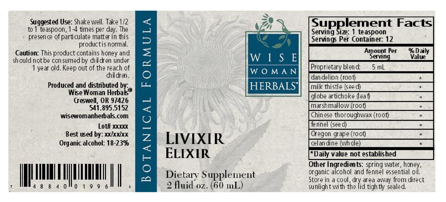Wise Woman Herbals Livixir Elixir 2 oz