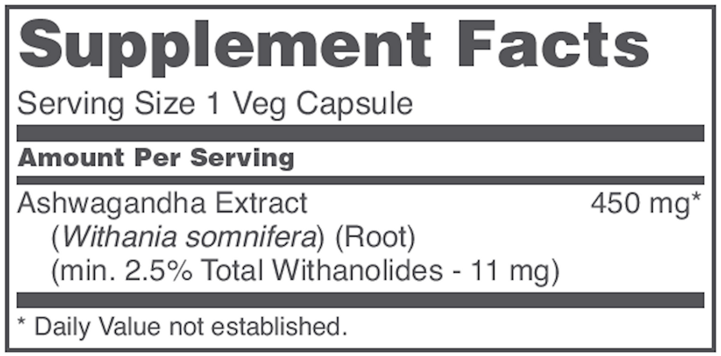 Protocol For Life Balance Ashwaganda Extract 450 mg 90 vegcaps