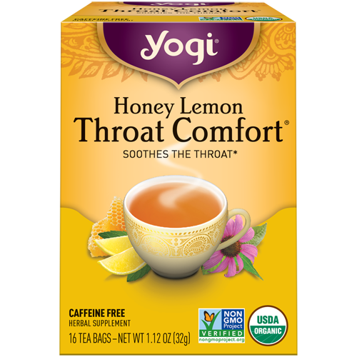 Yogi Teas Honey Lemon Throat Comfort 16 bags